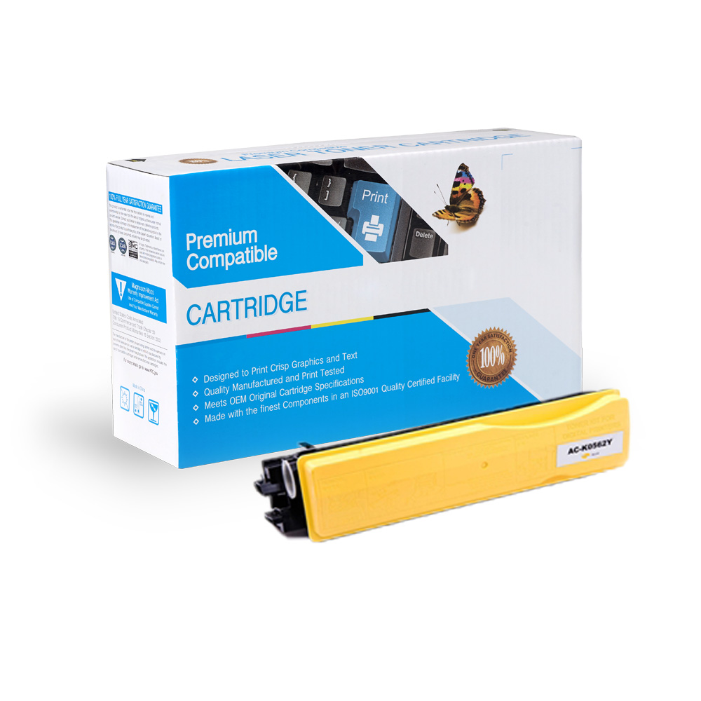 Kyocera-Mita TK-867Y Compatible Yellow Toner Cartridge Image