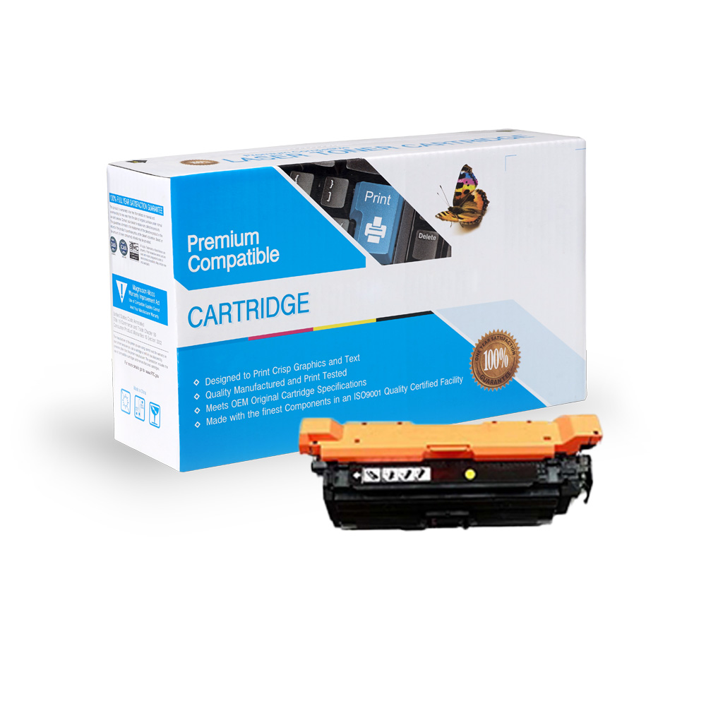 HP CF332A (HP 654A) Compatible Yellow Toner Cartridge Image