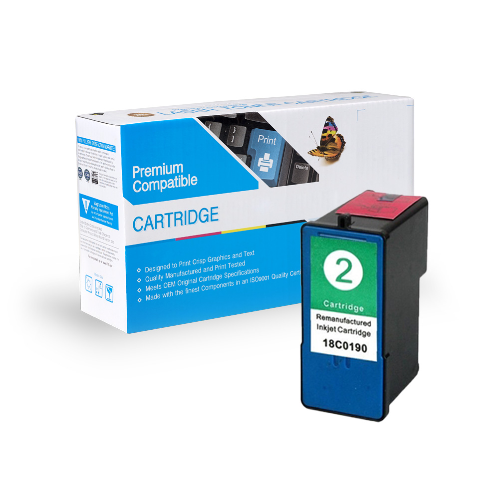 Lexmark Remanufactured Ink Cart 18C0190 (No. 2) Image