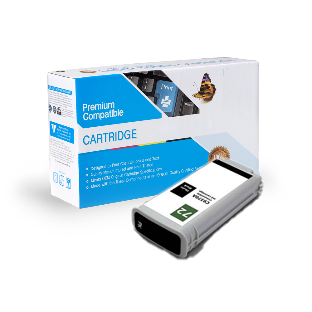 HP C9370A (HP 72) Remanufactured Inkjet- Photo Black Image