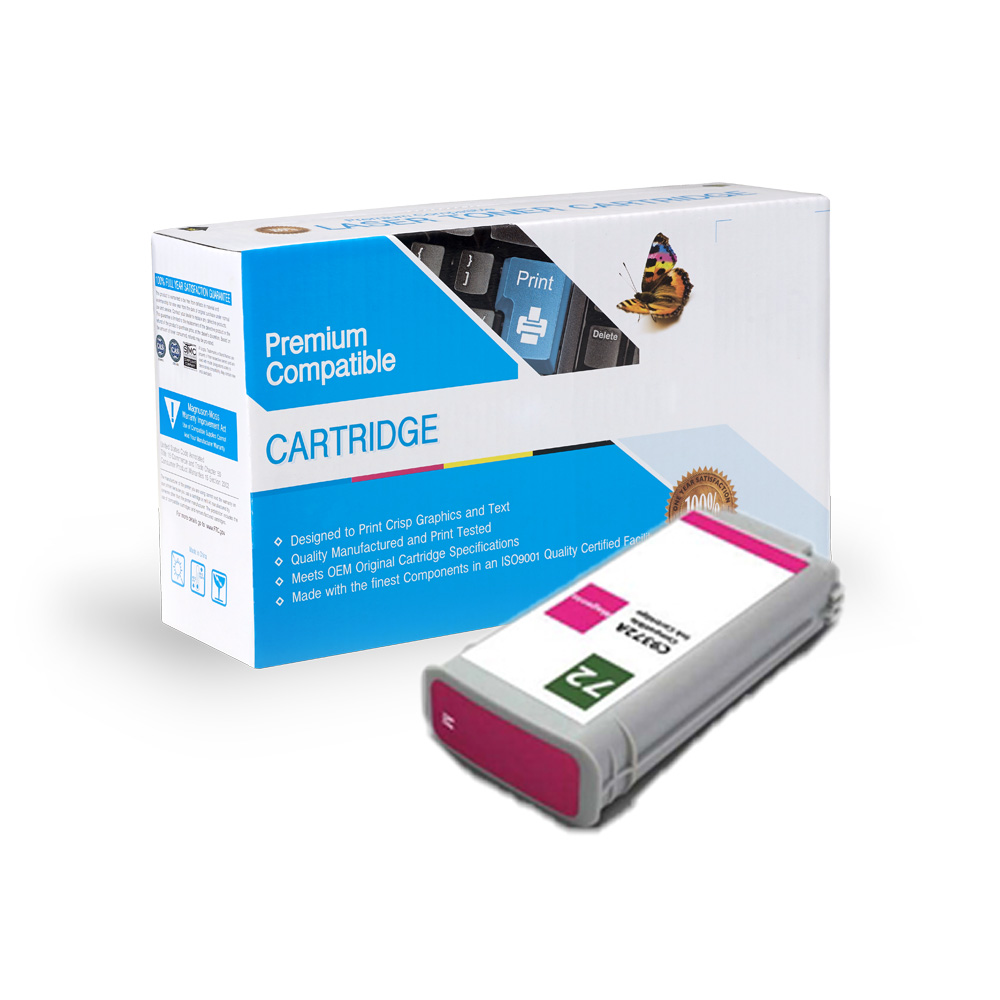 HP C9372A (HP 72) Remanufactured Inkjet- Magenta Image