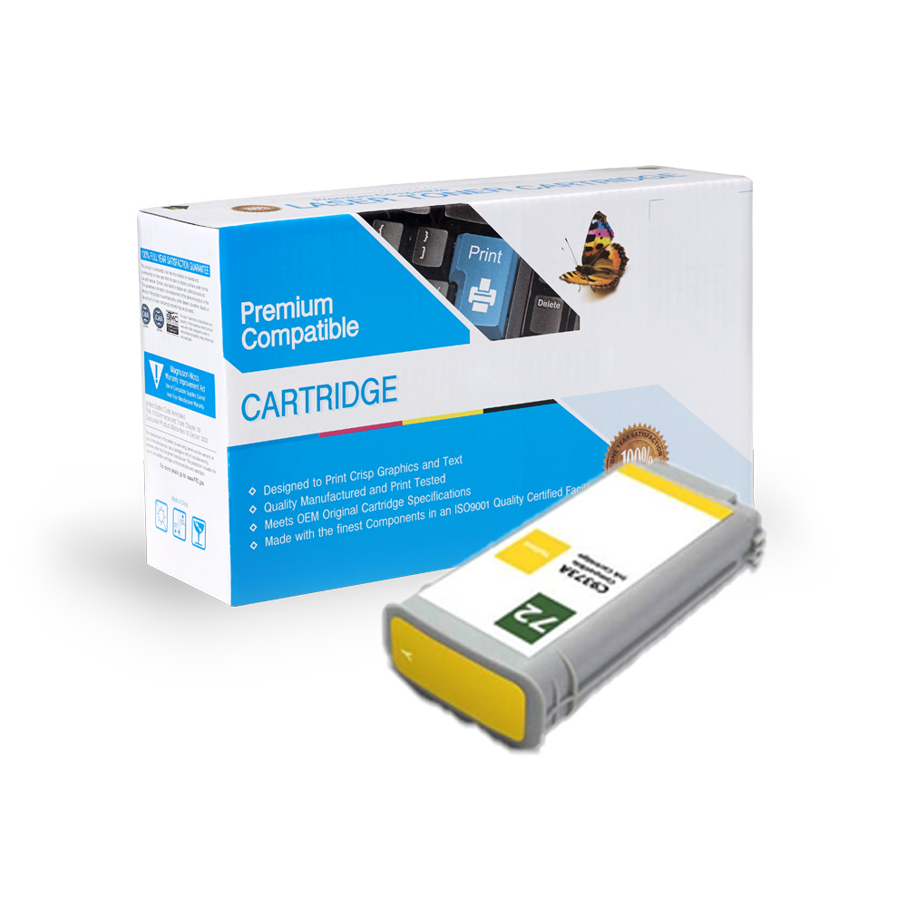 HP C9373A (HP 72) Remanufactured Inkjet- Yellow Image