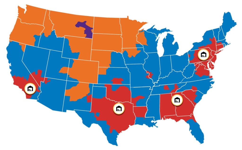 Supplies Wholesalers Distribution Center Map